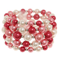 MULTI ROW PEARL STRETCH BRACELET SET